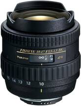 Tokina 魚眼ズームレンズ AT-X 107 DX Fisheye 10-17mm F3.5-4.5 (IF) ニコ(中古品)_画像1