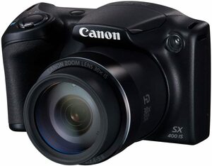 Canon デジタルカメラ PowerShot SX400IS(BK) 約1600万画素 光学30倍ズーム(中古品)