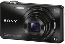 SONY デジタルカメラ Cyber-shot WX220 光学10倍 ブラック DSC-WX220-B(中古品)_画像1