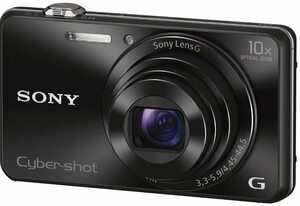 SONY デジタルカメラ Cyber-shot WX220 光学10倍 ブラック DSC-WX220-B(中古品)