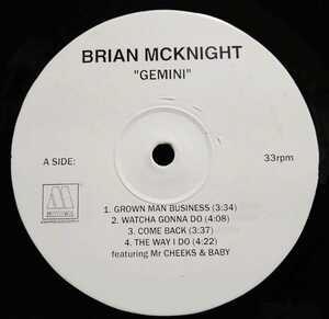 BRIAN MCKNIGHT GEMINI SAMPLER 　 　 GROWN MAN BUSINESS 