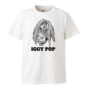 【Mサイズ Tシャツ】Iggy Pop イギーポップ Stooges ロックンロール パンク サイケデリック CD LP レコード バンド