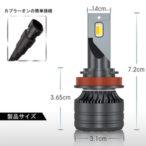 9006 HB4 3色切り替え カラーチェンジ LEDバルブ ヘッドライト フォグランプ 白 黄色 白黄色_画像3