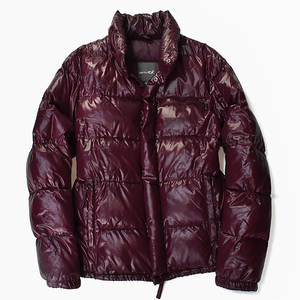 * highest peak!! [ DUVETICA / Duvetica ] high quality pure Goose down jacket 46 men's M plum purple purple domestic regular goods 