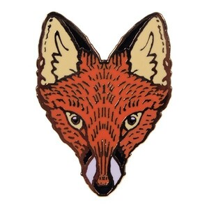 SI30 キツネ 狐 フォックス 動物 アニマル ピンバッジ ピンズ バッジ USA アメリカ 米国 輸入雑貨