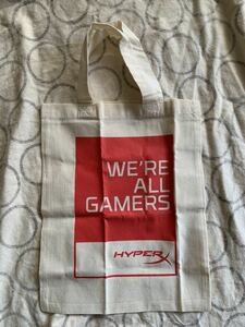 HYPERX オリジナルエコバッグ アイボリーベージュ ノベルティ 非売品