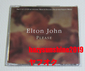  L тонн * John ELTON JOHN CD PLEASE MADE IN ENGLAND JUNIOR VASQUEZ LOVE SONGS