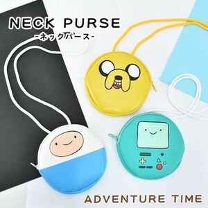 ☆ 最安値 最新作 アドベンチャータイム ADVENTURE TIME ネックパース ホワイト レディース メンズ キッズ MAT 121 122 123 ジェイク ☆