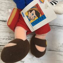 【長期保管品】レア ディズニー ピノキオ ぬいぐるみ プライズ セガ ファンタジーアミューズ Disney Pinocchio SEGA_画像5