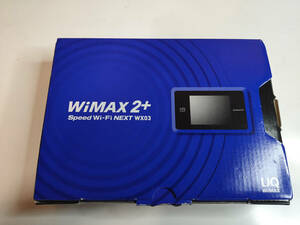 【中古動作未確認品】speed Wi-Fi NEXT WX03 UQ WiMAX2+　NEC NAD33SLU　ディープブルー