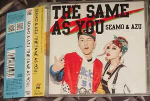 送料無料！中古CD帯あり SEAMO & AZU /THE SAME AS YOU 検: