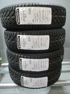 01 在庫あり！新品スタッドレス 155/65R14　冬4本価格！コンチネンタル Contact7 2021年製 法人宛/営業所止め送料無料 N-BOX タント