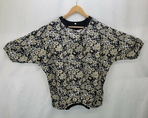 ap2210 △ 新品 ● カットソー タンクトップ ２点セット L 黒 グレー タック レース 薄手 軽い 涼しい 花柄 フェミニン 上品 可愛い 快適