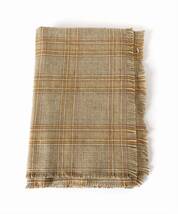 未使用 22AW THROW スロー MIX GLEN CHECK Deuxieme Classe チェック ストール ウール リネン カシミヤ 定価38500円 ドゥーズィエムクラス_画像7