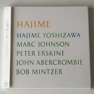 【帯付】吉澤はじめ HAJIME YOSHIZAWA / HAJIME (VIA-0045) Marc Johnson, Peter Erskine, John Abercrombie, Bob Mintzer