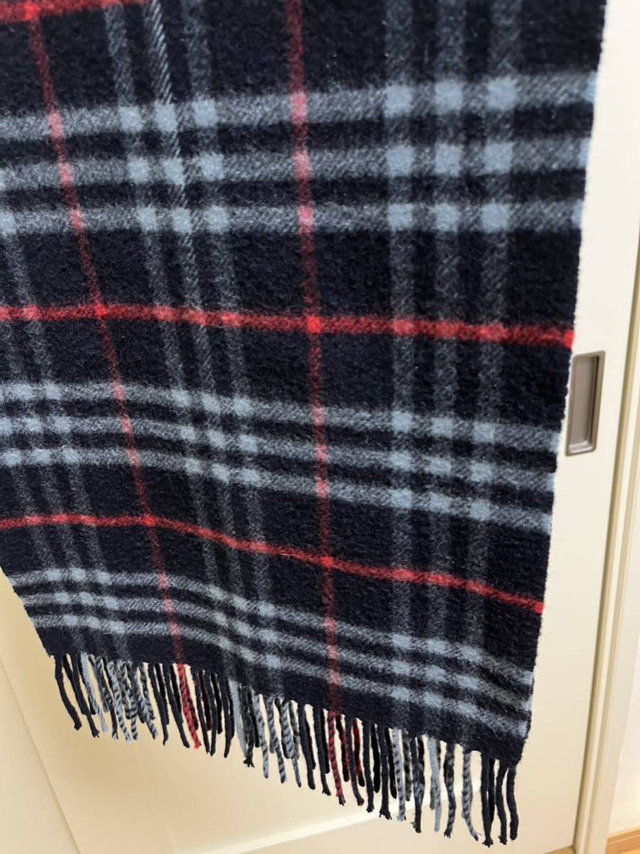 BURBERRY バーバリー マフラー カシミア100% レオパード 豹柄 美品