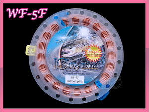 【イオ】フライライン WF-5F salmon pink フローティング ★★