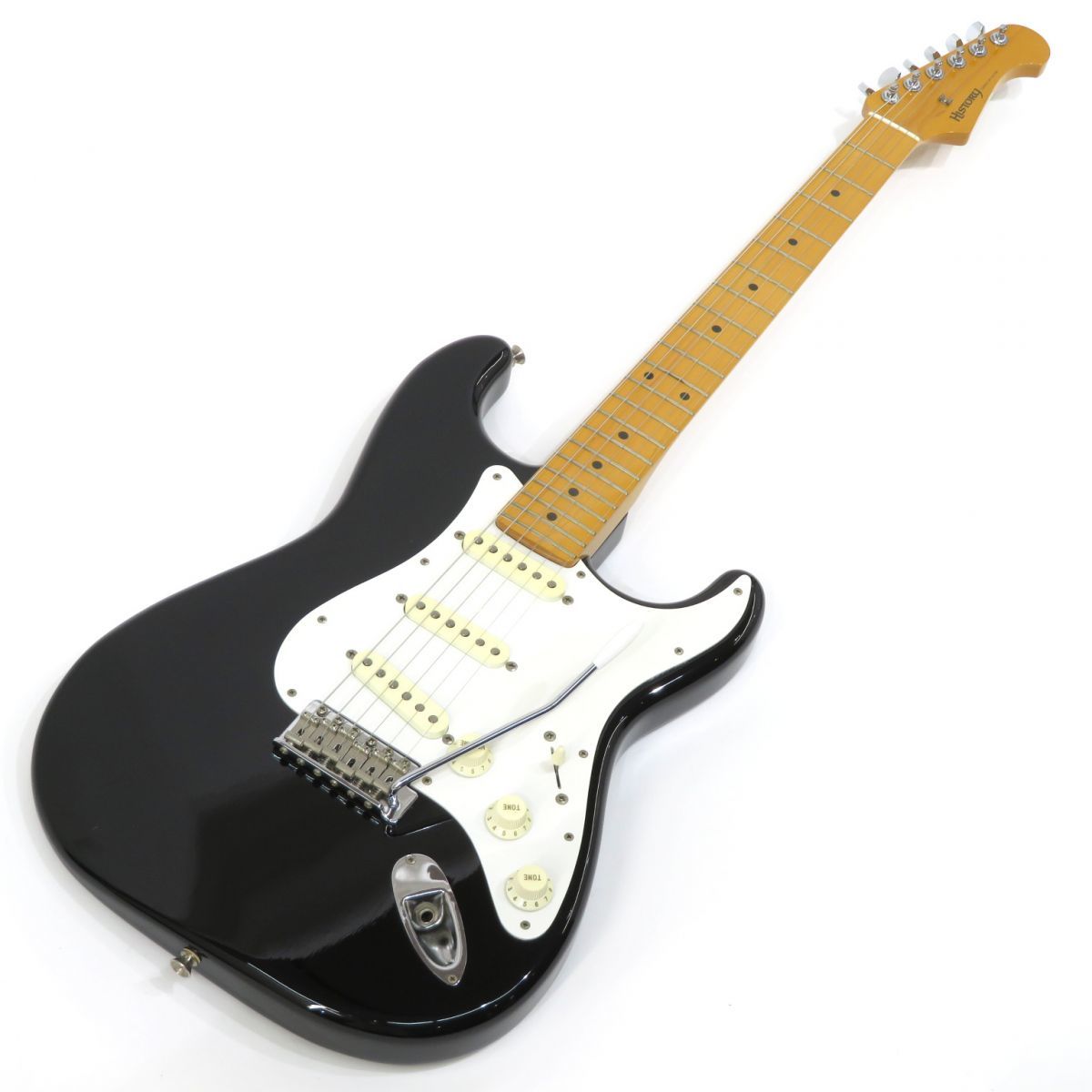 極美品 HISTORY ヒストリー HS-SV BLK 2019年製 ストラトタイプ エレキ