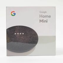 100 【未開封】Google Home Mini グーグル ホームミニ チャコール GA00216-JP_画像1
