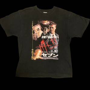 ブラッド ピット セブン Ｔシャツ Brad Pitt Seven Se7en ムービーＴシャツ ブラピ 90s ファイトクラブ ビンテージ