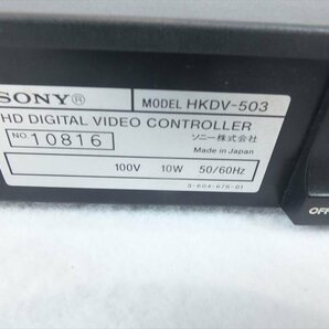 ☆ SONY ソニー HKDV-503 ビデオコントローラー 中古 現状品 221107K4152の画像7