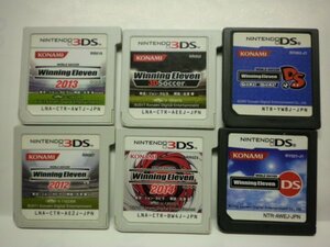 3DS＋DS　ワールドサッカー ウイニングイレブン2012＋2013＋2014＋3D Soccer＋DS ゴール×ゴール!　お買得6本セット(ソフトのみ)