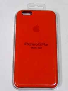 Apple original iphone6s Plus silicon case orange MKXQ2FE/A