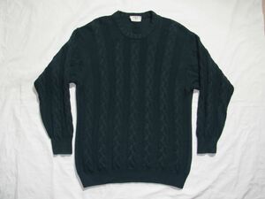 ☆ 90s イタリア製 ビンテージ VALENTINO GARAVANI ヴァレンティノ ガラヴァーニ Pure Cashmere カシミヤ ケーブル セーター size5 ☆古着