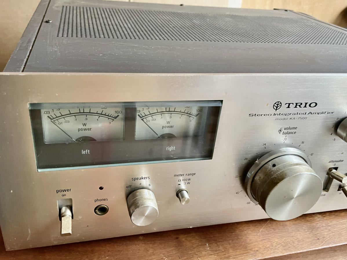 ☆ 【整備・レストア済、美品】 TRIO KA-7500 パワーメーター搭載機