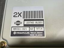 HC35 C35 ローレル RB20DE エンジンコントロールユニット コンピューター CPU ECU 23740 8L001 MPC01-021 A2 9714 日産純正_画像2