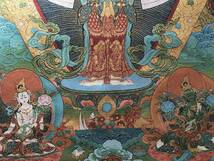 チベット密教 　卍　仏教美術　【十一面 千手観音 菩薩　織物】　　89ｃｍ　　　　　検索；釈迦 仏陀　 仏像　仏画　F2_画像3