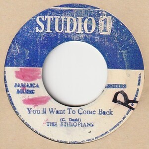 【EARLY REGGAE】You'll Want To Come Back / The Ethiopians - Rainy Night In Georgia / Lord Tanamo [ Studio 1 (JA) ] ya24