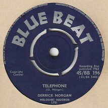 【SKA】Life Is Tough / Derrick Morgan - Telephone / Derrick Morgan [ Blue Beat (UK) ] ya19_画像2