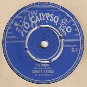 【CALYPSO】Bedbug / Count Zebra - Cat O Nine / Count Zebra [ Go Calypo Go (UK) ] ya17