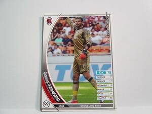 WCCF 2016-2017 白 ジャンルイジ・ドンナルンマ　Gianluigi Donnarumma 1999 Italy　AC Milan 16-17 #177 Panini