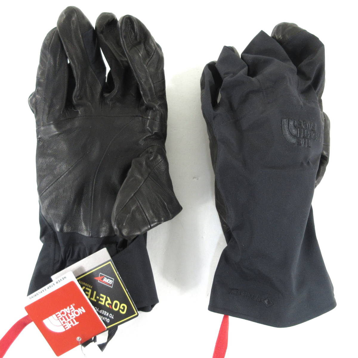 新品 定2.2万 ノースフェイス ゴアテックス プリマロフト グローブ M 黒-