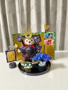 ハンドメイド　五月人形　ダッフィぬいぐるみ付き