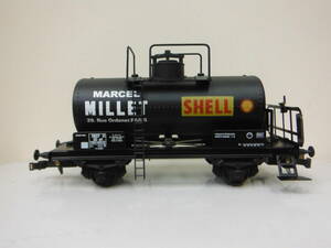 O gauge 2 line type /3 line type common use ETS No.488/E 2 axis . car tanker car shell SNCF