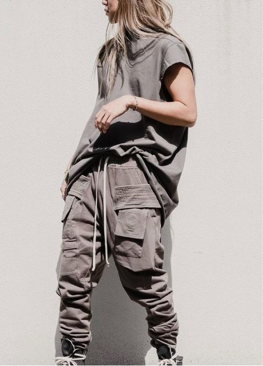 美品 リックオウエンス クロップド カーゴパンツ RICK OWENS M