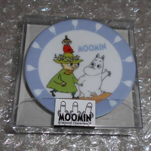 送料120円★ムーミン 台座付き 観賞用 豆皿 約6㎝★未使用 MOOMIN スナフキン