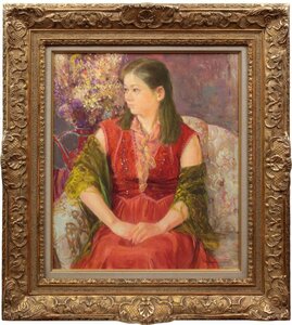 Art hand Auction لوحة زيتية يوشيرو ياناجيساوا ليوم الخريف [أصلية مضمونة] - معرض هوكايدو, تلوين, طلاء زيتي, صور