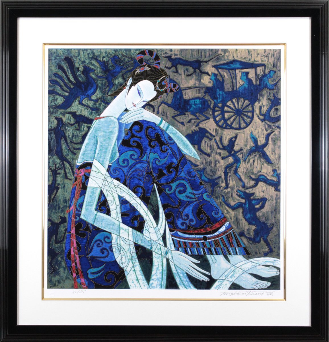 Ting Shaoguang Ancient Civilization Silkscreen [Authenticity Guaranteed] Painting - Hokkaido Gallery, artwork, print, silk screen