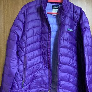 patagonia ダウンセーター　むらさき　woman M