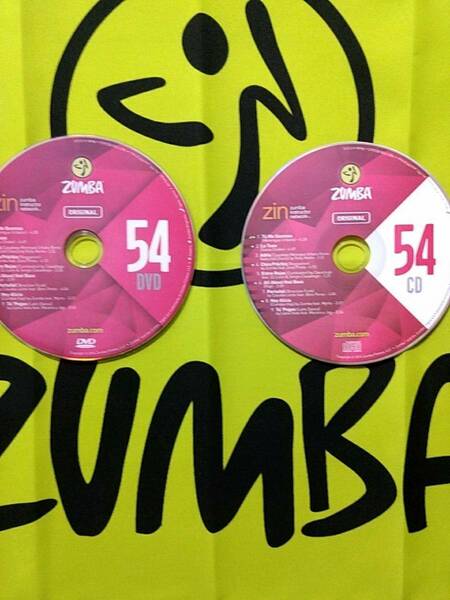 即決　ZUMBA　ズンバ　ZIN54　DVD　＆　CD　インストラクター専用