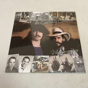 【US盤米盤シュリンク付】THE BELLAMY BROTHERS WHEN WE WERE BOYS ベラミー兄弟 / LP レコード / E1-60099 / 洋楽ロック /