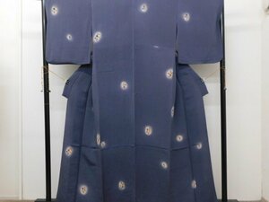 Art hand Auction Small pattern, single garment, calico hand-painted crepe, Rakufu special selection P14612 nt, women's kimono, kimono, small crest, Tailored