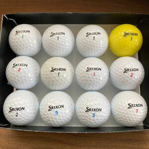 SRIXON ロストボール詰め合わせ　　1ダース ティセット木製10個 48mm 4個1箱新品未使用未開封