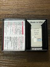 zippo セブンスター ビッグスター 限定品 Seven Stars 2011年製 silver シルバー スリム 懸賞当選品 デットストック ケース 保証書_画像8