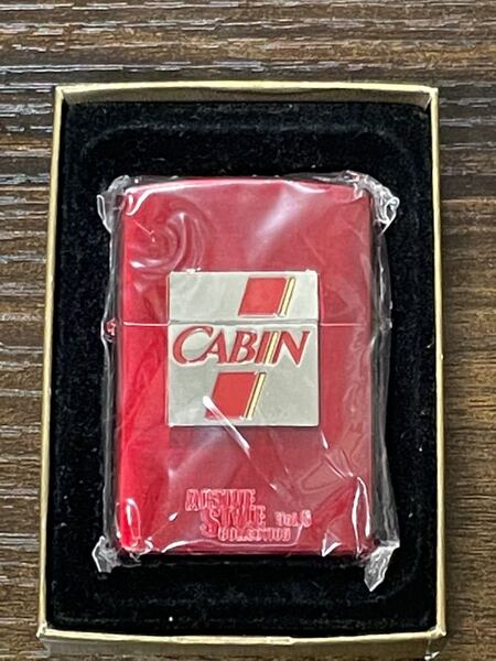 zippo CABIN ACTIVE STYLE COLLECTION Vol.6 限定品 キャビン アクティブ スタイル 2002年製 RED レッド 立体メタル デットストック