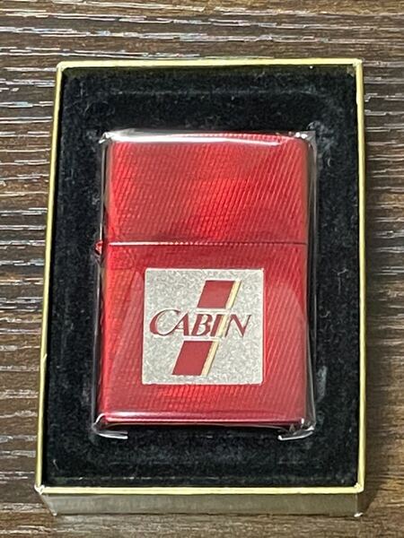 zippo CABIN ACTIVE STYLE COLLECTION 2001 限定品 キャビン アクティブ スタイル 2001年製 RED レッド 立体メタル デットストック